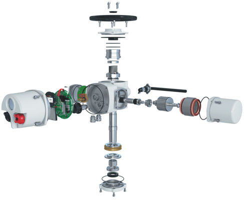 Custom Explosion Proof Actuator IP67 Multi Turn Electric Valve Actuator