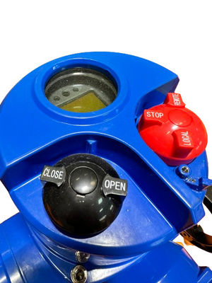 1200NM IP67 Part Turn Electric Actuator 380V AC ODM With Torque Protection